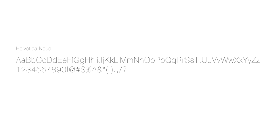 Corporate Identity - L'Etude 2 Typographie utilisée pour la corporate identity