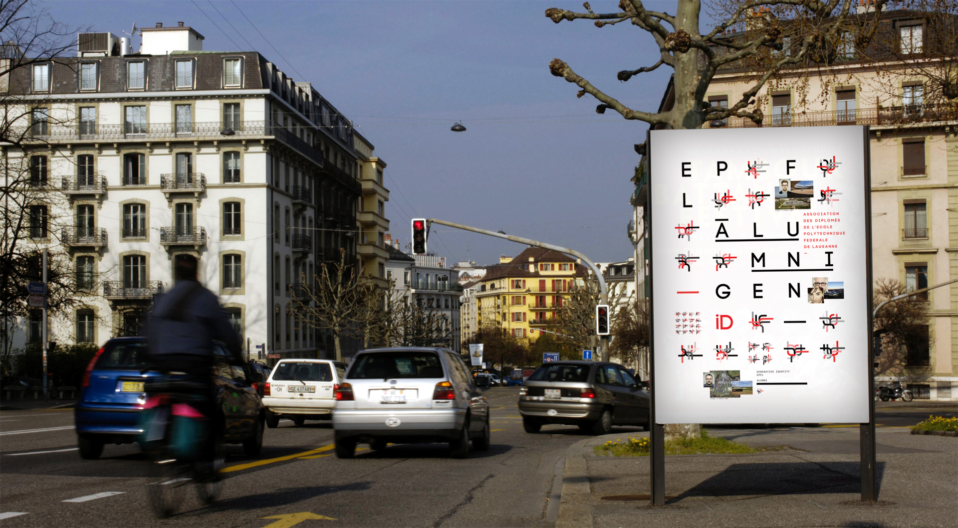 Identité Générative et site web 19 Affiche d'identité Générative en ville