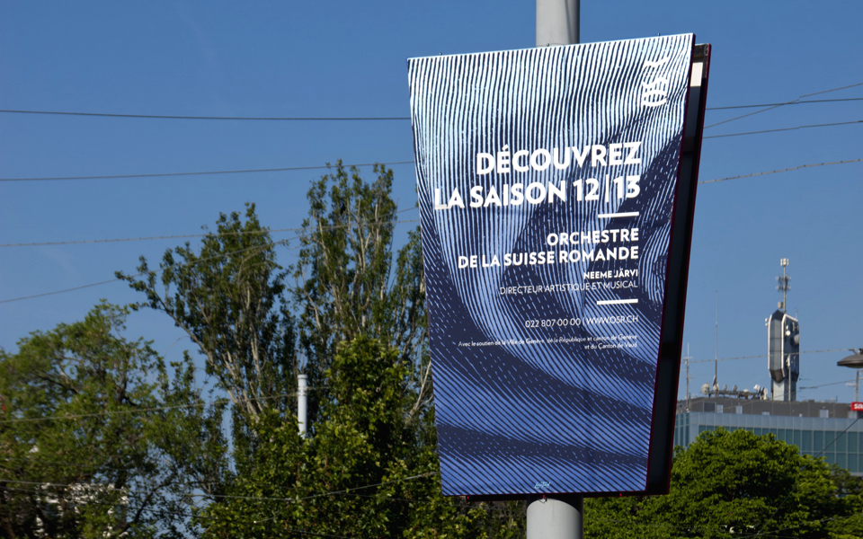 Nouvelle identité visuelle pour un programme annuel 8 Affichage présentant la nouvelle identité visuelle