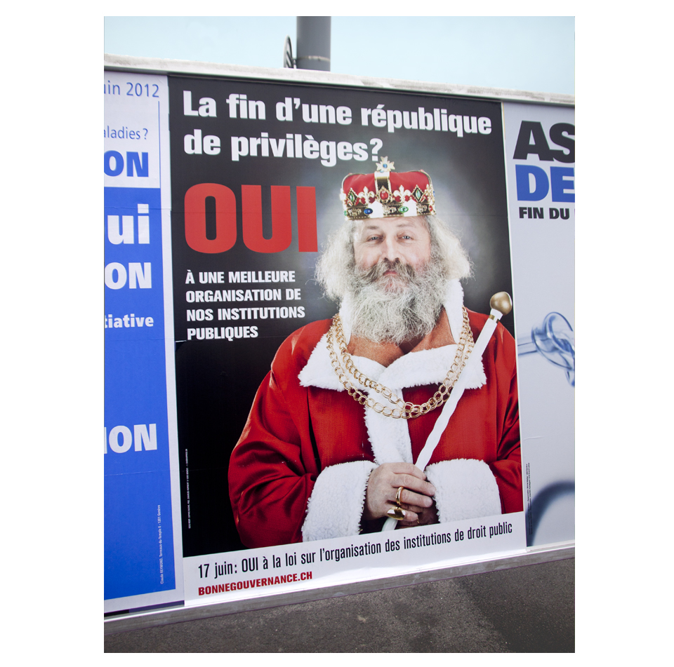 Affichage politique suisse 1 Visuel d'une affiche