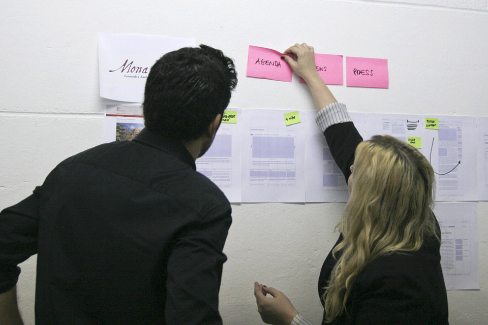 Stratégie « Earlier Mona Lisa » 4 Organisation des wireframes du site internet