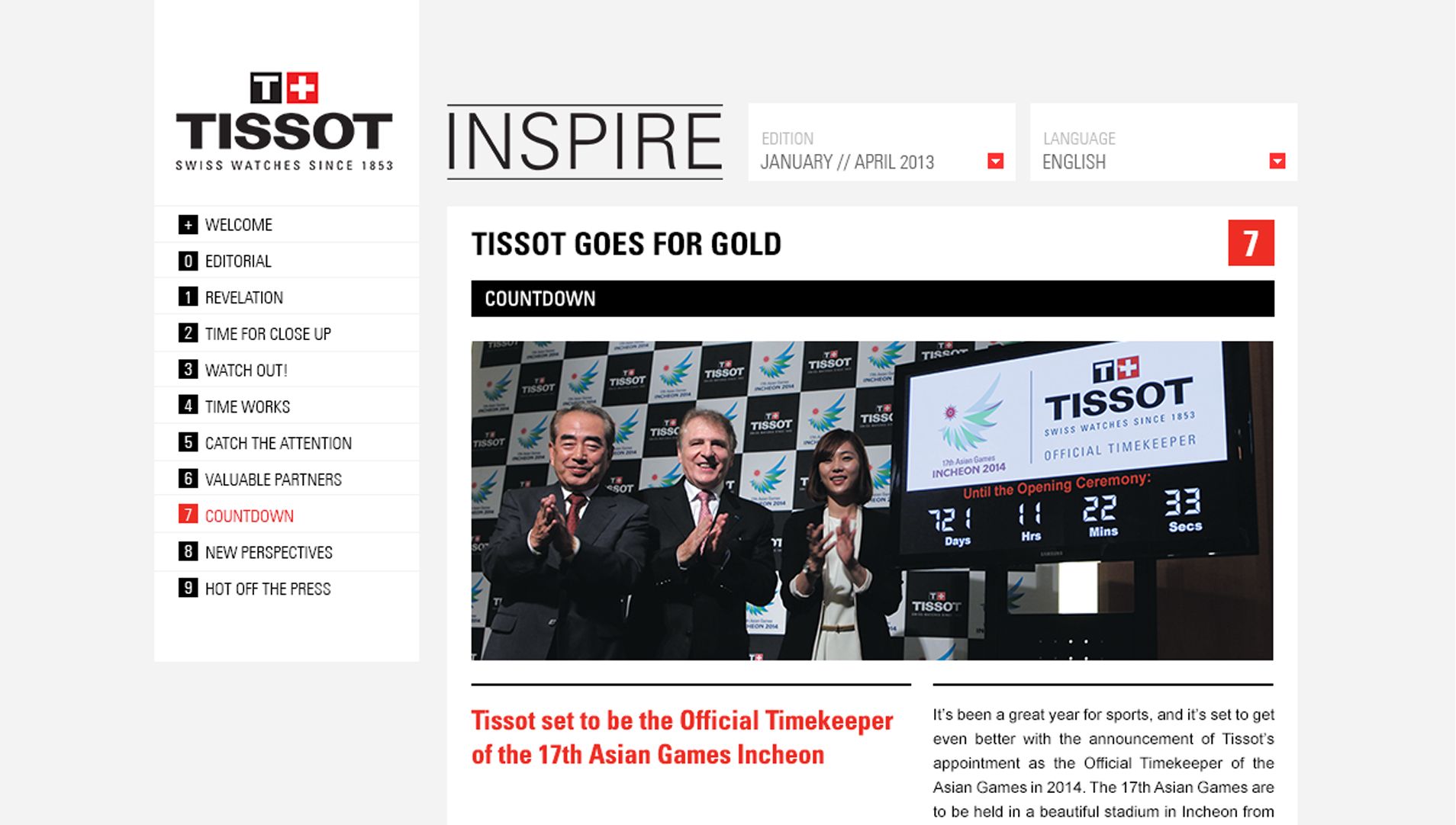 Inspire magazine en ligne 3 Visuel du magazine en ligne