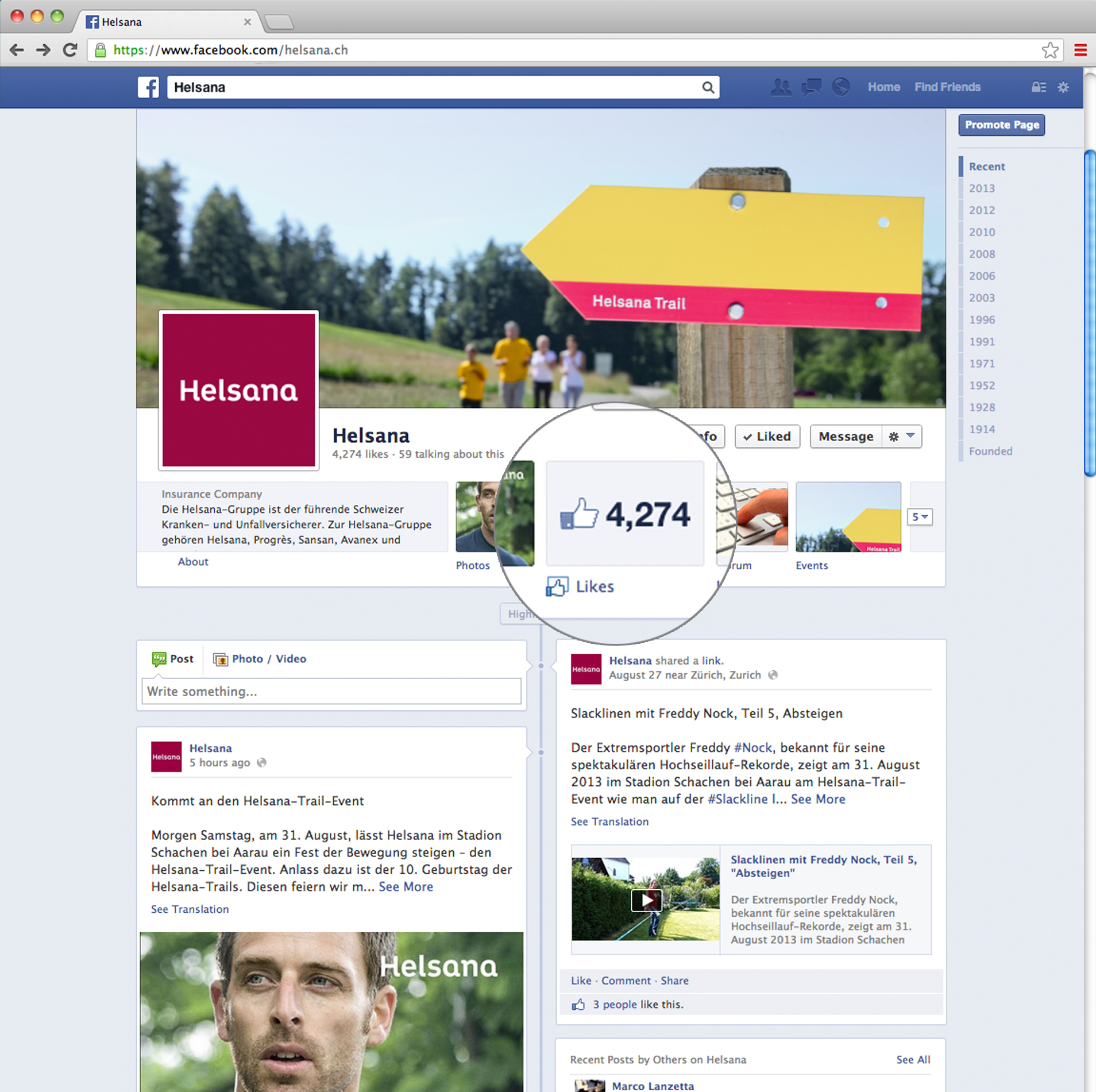 Stratégie Réseaux Sociaux 1 Nombre de Fans sur Facebook