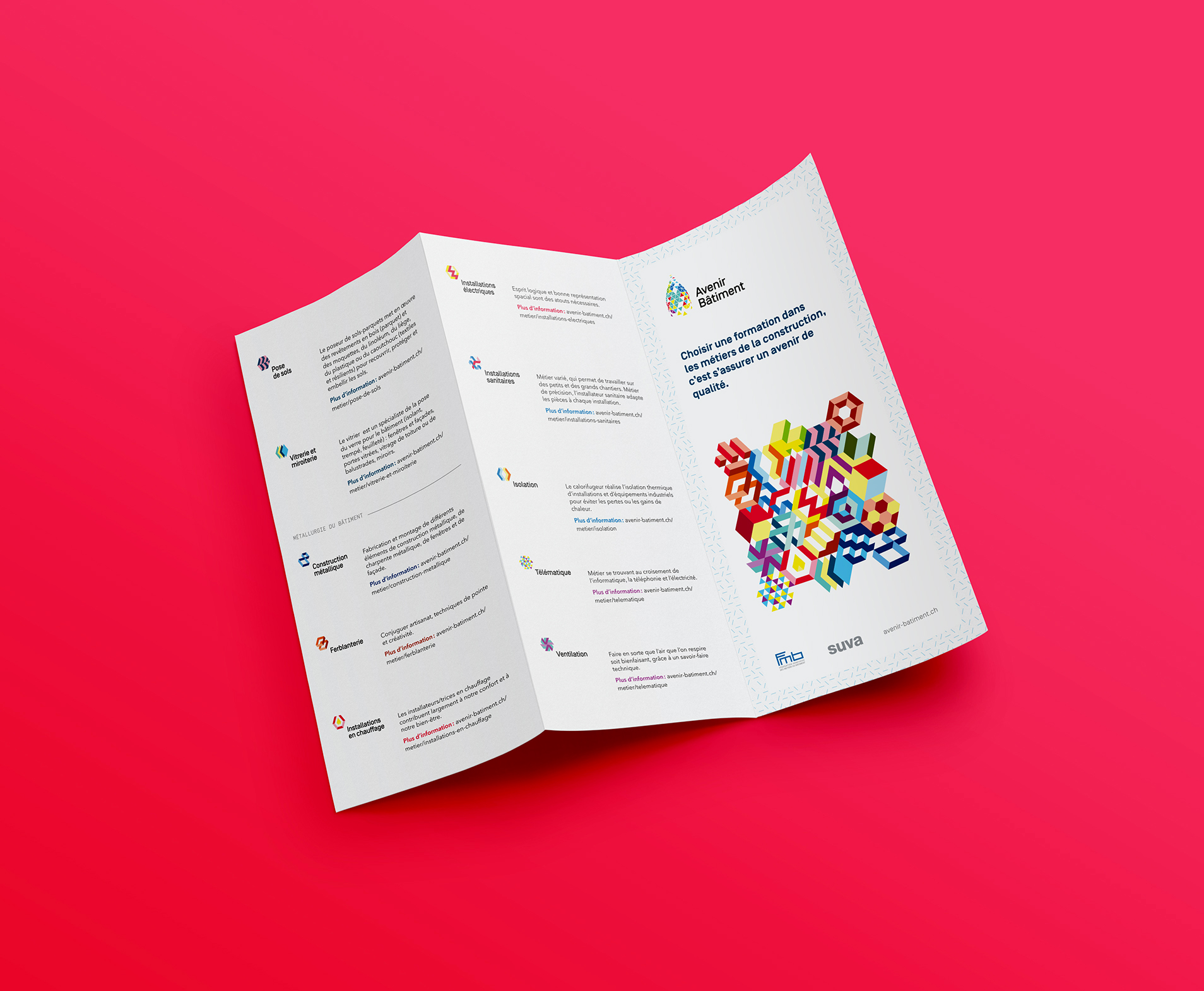 Développement d’un nouveau branding pour Avenir bâtiment 12 Flyer Avenir Bâtiment