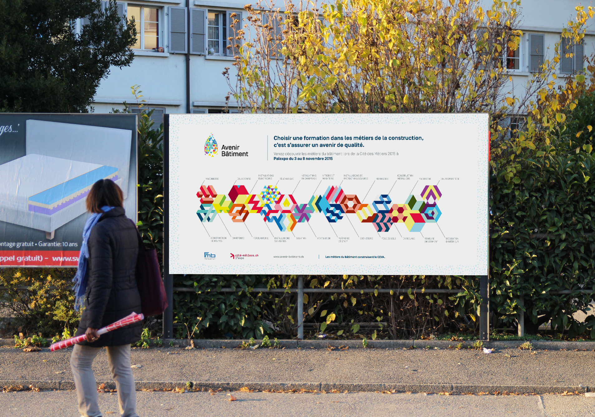 Développement d’un nouveau branding pour Avenir bâtiment 13 Affiche Avenir Bâtiment