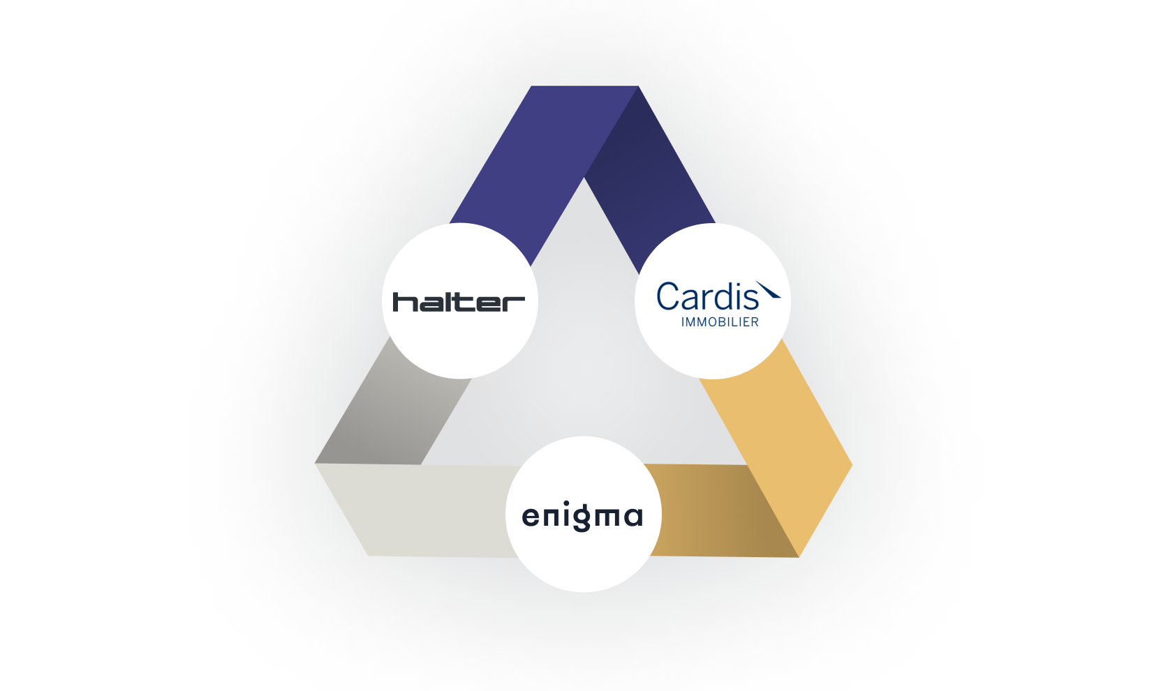 Campagne numérique pour vendre des appartements d’investissement 1 Logos Halter Enigma